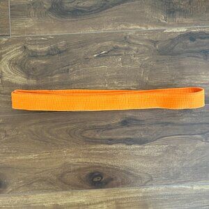 vintage martial art karate taekwondo  judo Jiu Jitsu training  orange belt